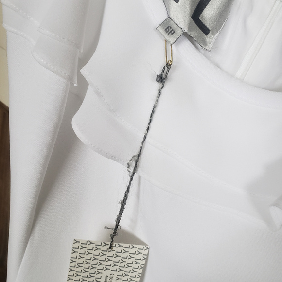 NWT White YL dress - Picture 6 of 9
